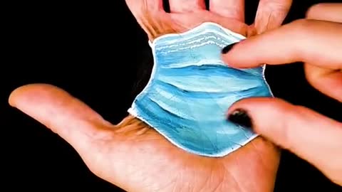 Amazing😀😀😀 3D painting illusion made on hand✋✋✋✋ must watch