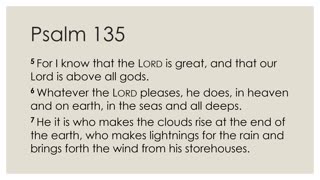Psalm 135 Devotion