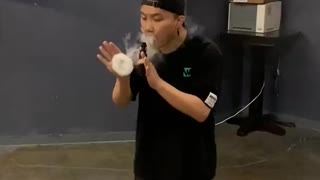 Vape Triple Blow Rings Elbow Bump