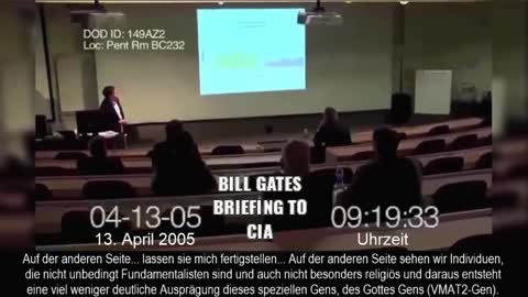 Bill Gates Briefing the CIA - This will SHOCK YOU to the CORE!