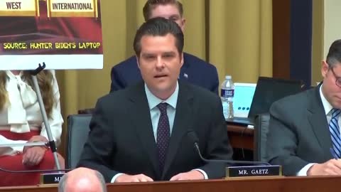 Matt Gaetz Totally Exposes DOJ hiding Corruption of Hunter Biden