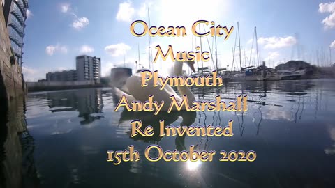 Andy Marshall Crooner Busking. Rock and Roll The Ocean City Plymouth 22nd October 2022.