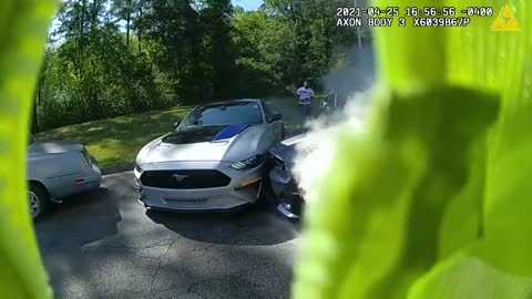 Incredible Video: Atlanta Police Officers Save Unconscious Man in Burning Car