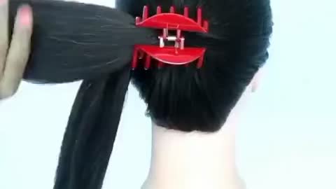 Hair style updo