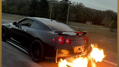 GTR Blaze Show: Witness the Flame Thrower in 1080p FHR Glory 🔥