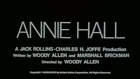 Trailer #1 - Annie Hall - 1977