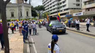 Marcha del Silencio en el Centro de Bucaramanga