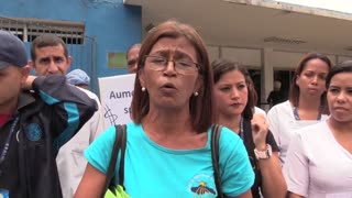 Continúan las protestan en hospitales de Caracas por crisis de la salud