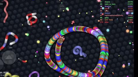 Slither.io game play high score
