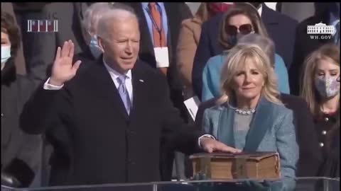 Biden swearing in - was it pre-recorded ?