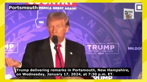 Donald Trump Latest Speech in Portsmouth, NH || FULL VIDEO