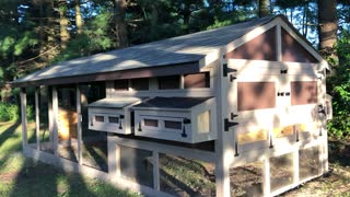 Chicken coop/run build part 24