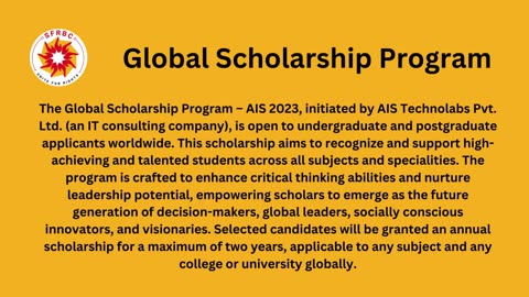 How to get the Global Scholarship Program-AIS Scholarship
