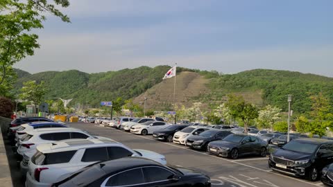 The national flag of Korea(Taegeukgi)