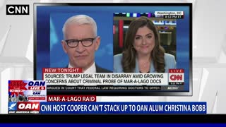 CNN host Cooper can't stack up to OAN alum Christina Bobb