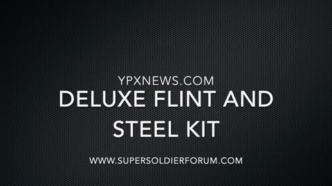 How to a Fire with the Deluxe Flint and Steel Kit