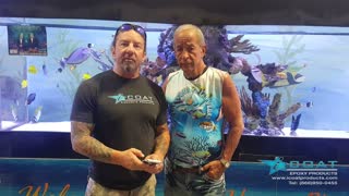 The General from the #1 Animal Planet Show "Tanked" is Wowed by his iCoat Back Patio.