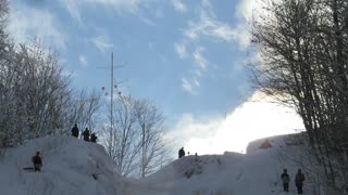 Windy Day Brings Fast Clouds over Michigan