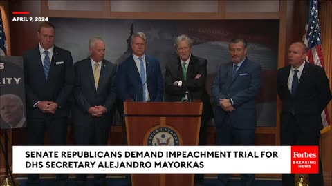 FIERY MOMENT John Kennedy Snaps At Reporter As GOP Senators Call For Mayorkas Impeachment Trial