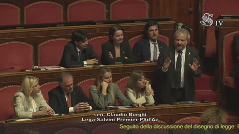 🔴 Intervento del Sen. Claudio Borghi, in Aula, sulla Legge di Bilancio 2024.