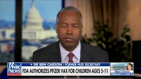 Dr Ben Carson - "I disagree with the CDC on vaccinating children against Covid-19..."