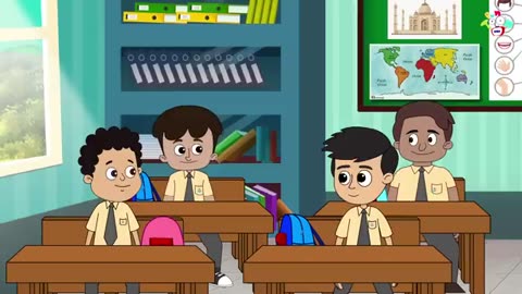 Gattu Become a class monitor/ cartoon story/watch full video 🤣