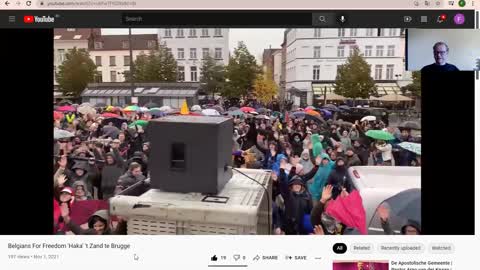 Vrijheidsmars in Brugge 31 Oktober 2021-Nederlands gesproken