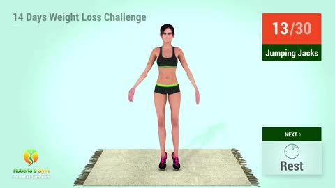 14 Days Weight Loss Challenge - Home Workout Routine