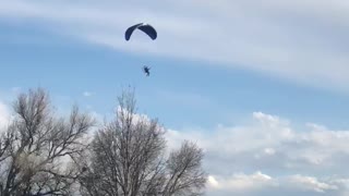 CamoCraig takes a spin on his Paramotor