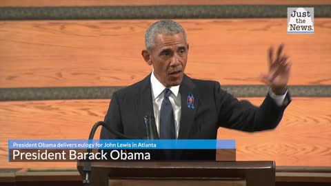 President Obama delivers eulogy for John Lewis in Atlanta
