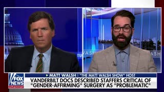 Matt Walsh talks about the medicalized gender transitions being performed at Vanderbilt