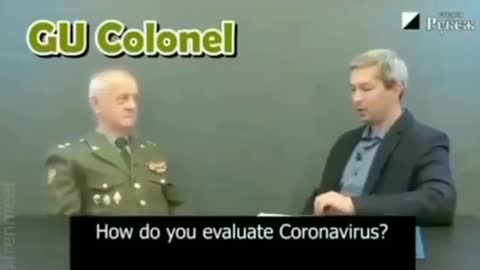 Russian retired army personel talks about COVID pandemic.