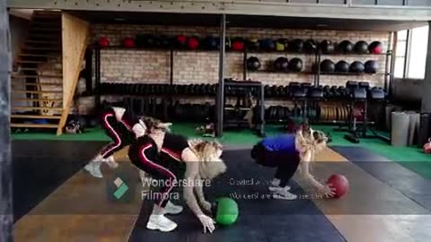 Girls Working Out And Keeping Fit