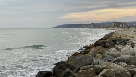 Waves Crushing Sleep Music ~ Sounds Of Ocean ~ Beach Sounds.