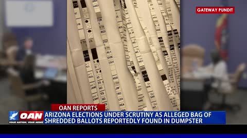 Ariz. elections under scrutiny as alleged bag of shredded ballots reportedly found in dumpster