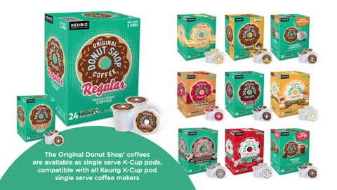 The Original Donut Shop Keurig Single-Serve K-Cup Pods, Regular Medium Roast Coffee