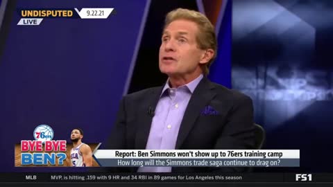 UNDISPUTED | Ben Simmons won't show up to 76ers training camp - Skip Bayless reacts