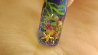Aquarium Nails | Liquid Nails | I really like this liquid nail design.