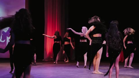 Group belly dance