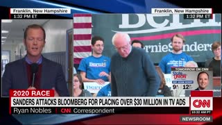 Millionaire Bernie Sanders slams billionaire Mike Bloomberg