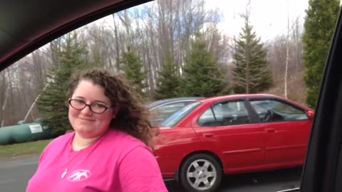 Mom Pranks Teen Daughter With Closed Car Door Trick