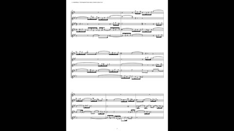 J.S. Bach - Well-Tempered Clavier: Part 2 - Prelude 16 (Saxophone Quintet)