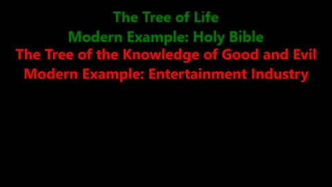 Tree of Life & Tree of the Knowledge of Good and Evil Examples - RGW with Music