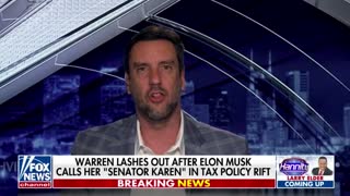 Clay Travis reacts to Elon Musk's feud with Joy Reid and Elizabeth Warren