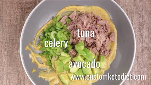 Keto Curry Spiked Tuna And Avocado Salad