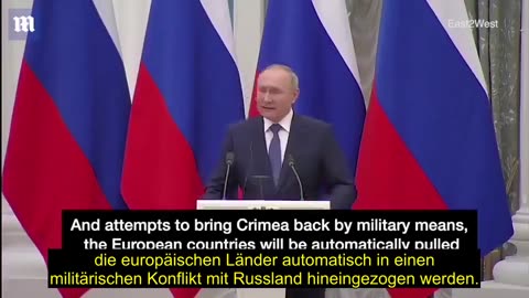 Putin zur europäischen Lage am 7.2.24