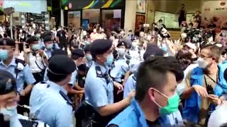 HK activist Grandma Wong taken away by police