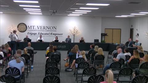 Dr. Dan Stock MD - Mt. Vernon School Board Meeting