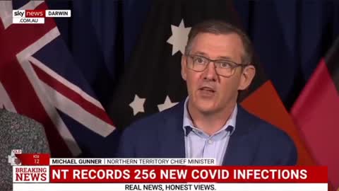 Australia's Northern Territory chief minister Michael Gunner says unvaccinated people