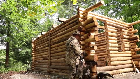 Two Years Alone in the Wilderness Escape the City to Build Off Grid Log Cabin